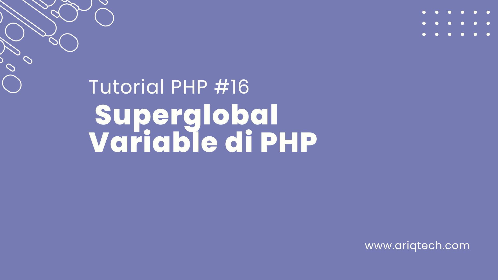 Tutorial PHP #16: Superglobal Variable di PHP